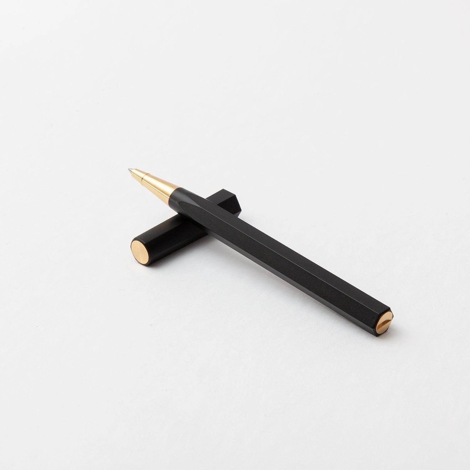 Ystudio - Resin Rollerball Pen (Black)-KOHEZI