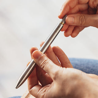 Ajoto - The Pen (Stainless Steel Natural Brushed) - KOHEZI