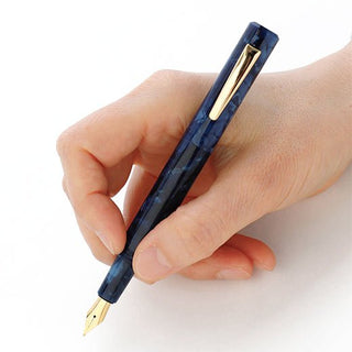 Hightide - Attache Marbled Fountain Pen (Navy) - KOHEZI