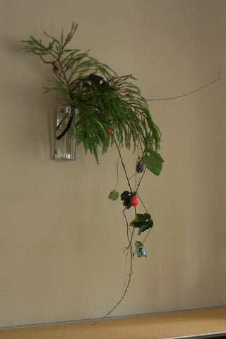 Kentaro Senuma - Glass Wall Vase - KOHEZI