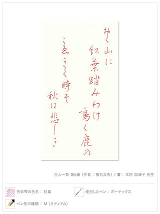 Pilot Iroshizuku - Momiji Red Ink (Shades of Pink) - KOHEZI