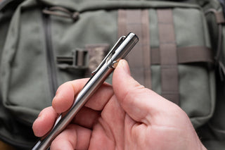 Tactile Turn - Bolt Action Pen (Titanium) - KOHEZI