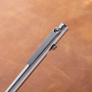 Tactile Turn - Slim Bolt Action Pen (Titanium) - KOHEZI