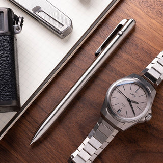 Tactile Turn - Slim Side Click Pen (Titanium) - KOHEZI