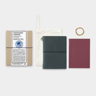 TRAVELER'S COMPANY - TRAVELER'S notebook Blue (Passport Size) - KOHEZI