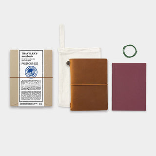 TRAVELER'S COMPANY - TRAVELER'S notebook Camel (Passport Size) - KOHEZI