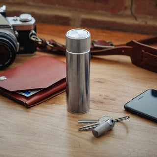 Wingback - 100ml Hip Flask (Steel) - KOHEZI