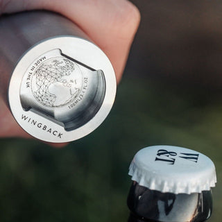 Wingback - 100ml Hip Flask (Steel) - KOHEZI