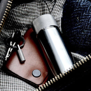Wingback - 100ml Hip Flask (Steel) - KOHEZI