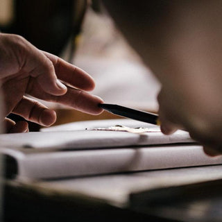 YSTUDIO - Classic Renaissance YAKIHAKU Portable Ballpoint Pen - KOHEZI