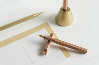 YSTUDIO - Classic Revolve Portable Fountain Pen (Copper) - KOHEZI