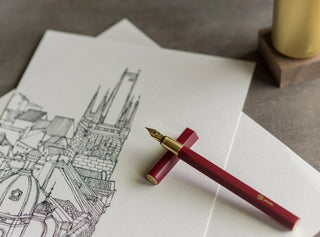 YSTUDIO - Resin Fountain Pen (Red) - KOHEZI