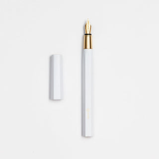 YSTUDIO - Resin Fountain Pen (White) - KOHEZI