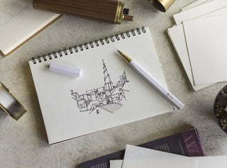 YSTUDIO - Resin Rollerball Pen (White) - KOHEZI