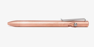 Tactile Turn - Bead Blasted Copper Bolt Action Pen