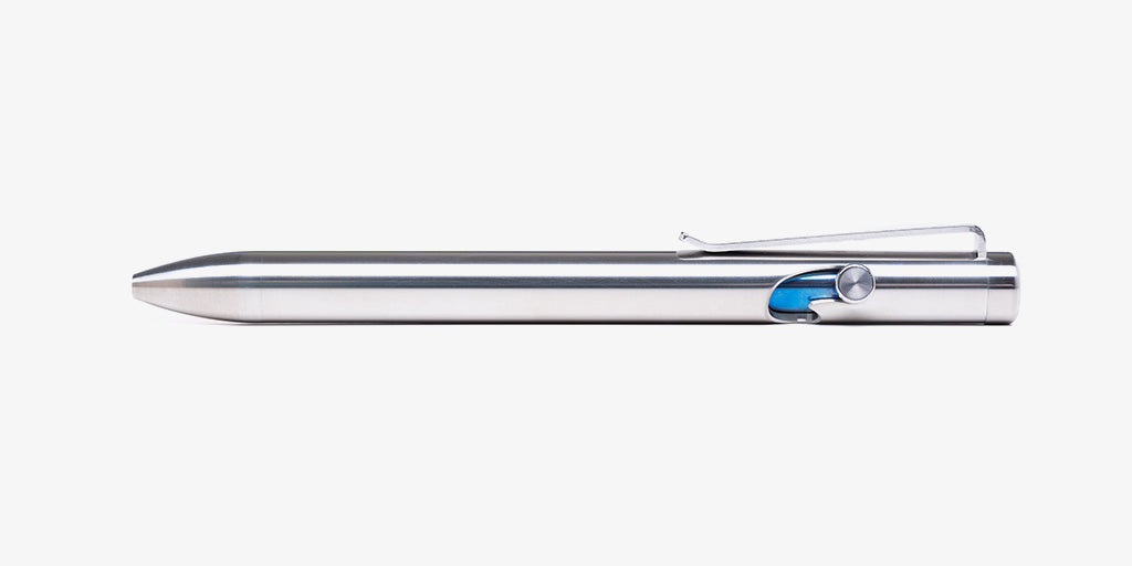 Tactile Turn - Polished Bolt Action Pen (Titanium)