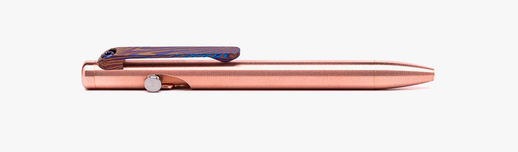 Tactile Turn - Lefty Slim Bolt Action Pen (Copper)