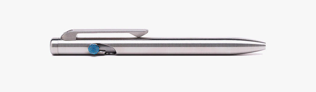 Tactile Turn - Lefty Slim Bolt Action Pen (Titanium)