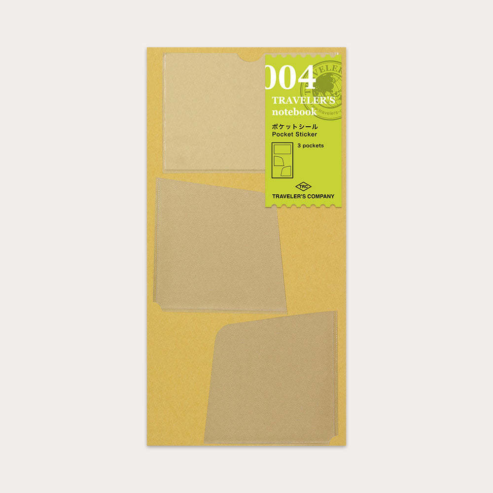 TRAVELER'S COMPANY - 004 Pocket Sticker Refill TRAVELER'S notebook-KOHEZI