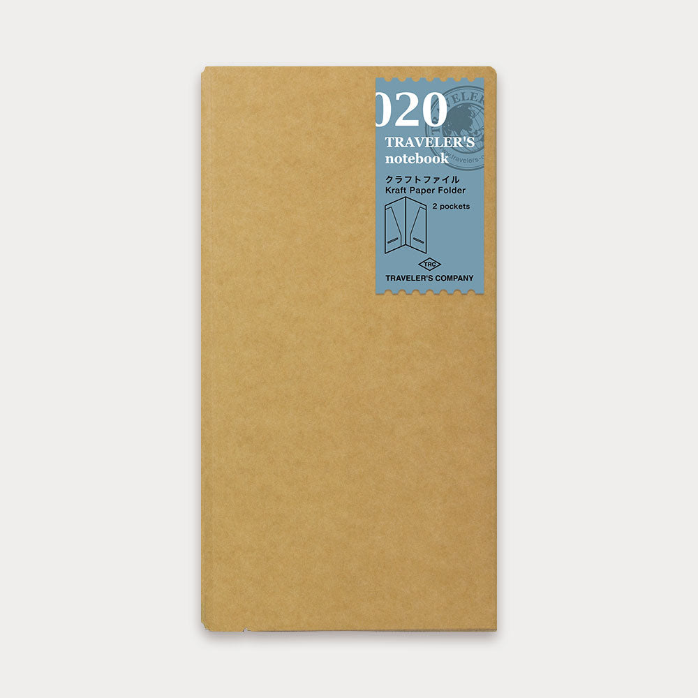 TRAVELER'S COMPANY - 020 Kraft Paper Folder TRAVELER'S notebook-KOHEZI