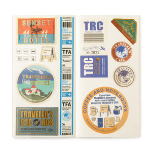 TRAVELER'S COMPANY - 031 Sticker Release Paper REISENDES Notizbuch