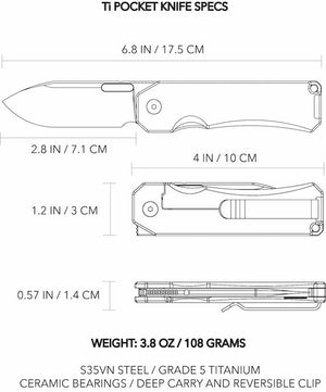 Big Idea Design - Ti Pocket Knife