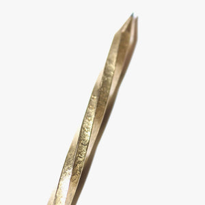Tetzbo - Twisted Ballpoint Pen (Brass)