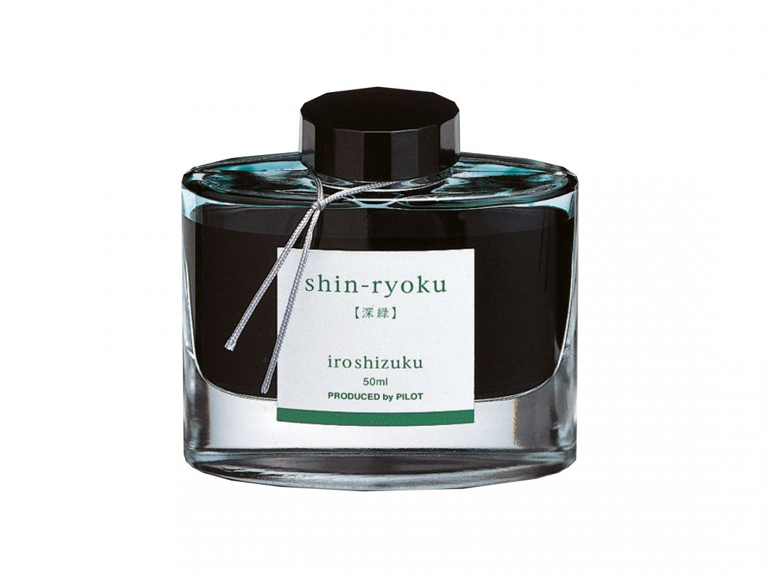 Pilot Iroshizuku - Shin-Ryoku Green Ink (Shades of Green)-KOHEZI