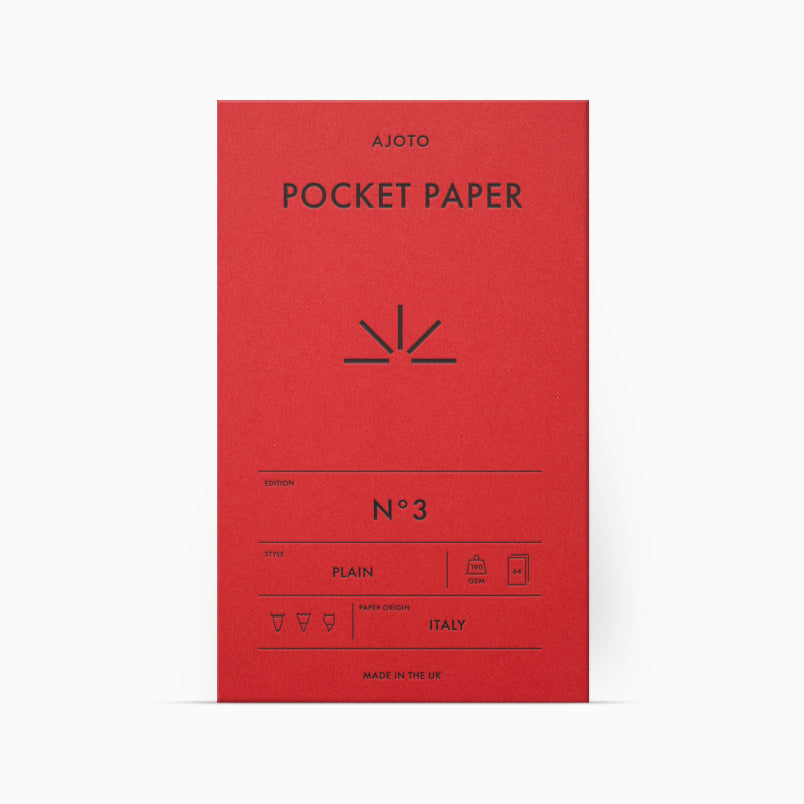 Ajoto - Nº3 Pocket Paper Notebook