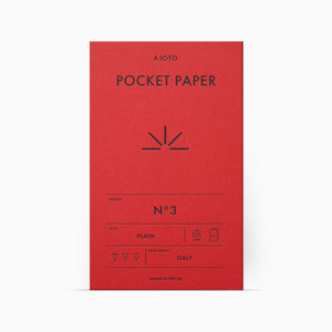 Ajoto - Carnet de papier de poche Nº3