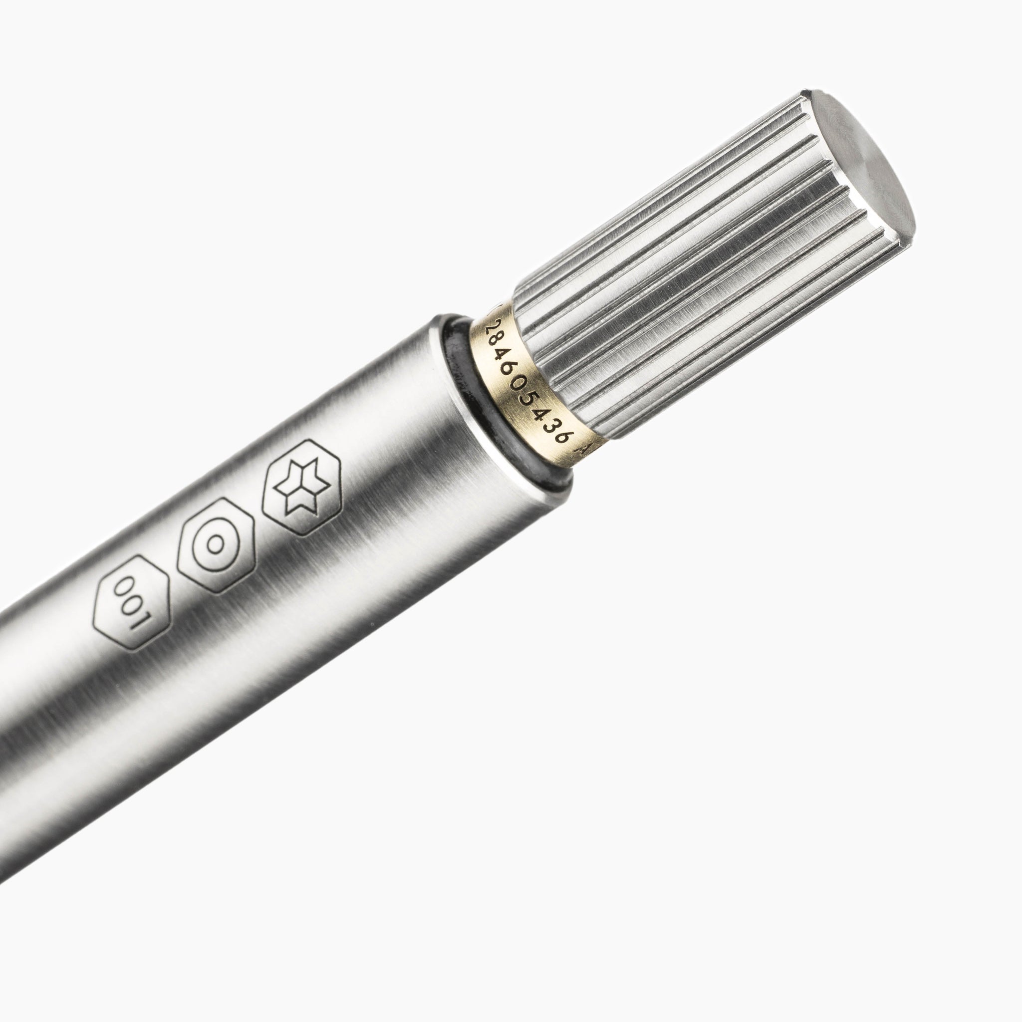 Ajoto - The Pen (Stainless Steel Natural Brushed)-KOHEZI