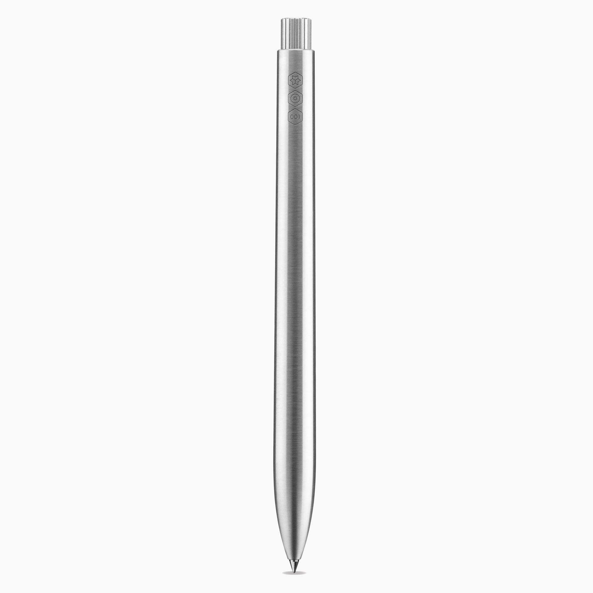 Ajoto - The Pen (Stainless Steel Natural Brushed)-KOHEZI