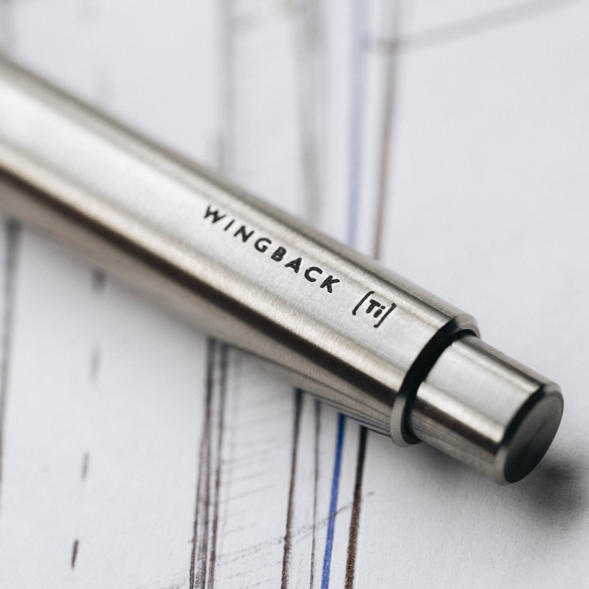 Wingback - Mechanical Pencil (Titanium)