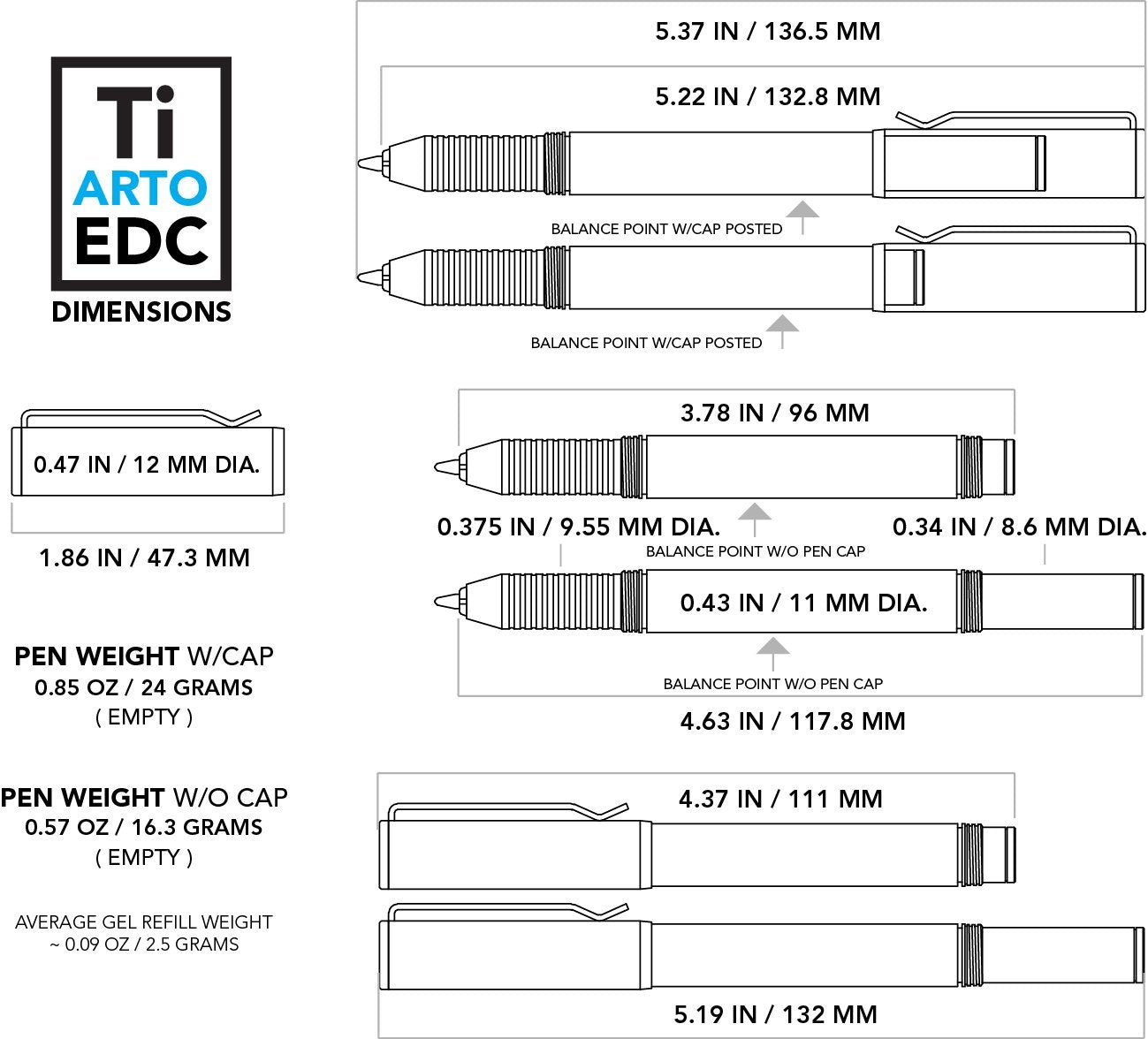 Big Idea Design - Ti Arto EDC (le stylo de transport quotidien ultime et convivial)