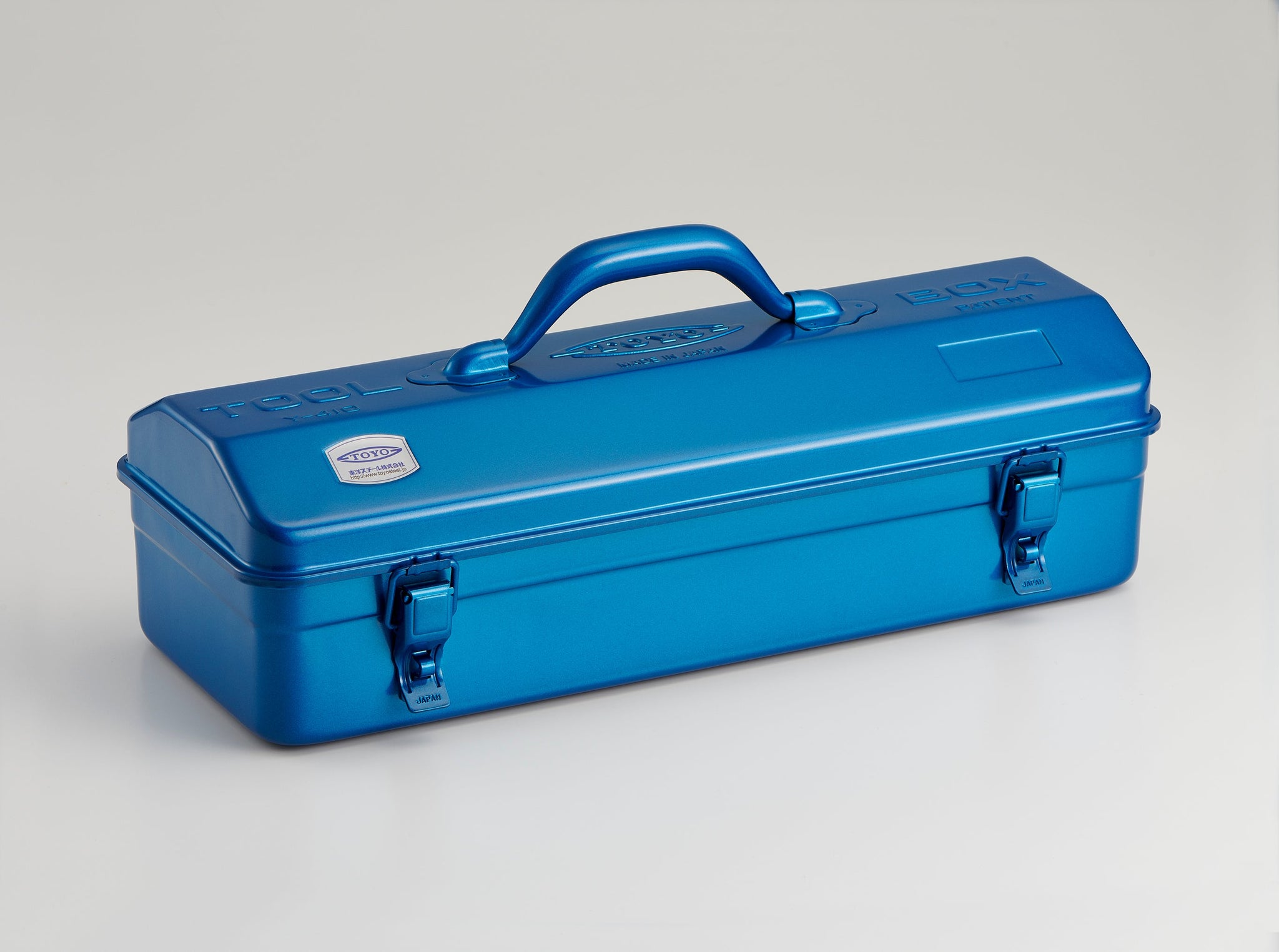 TOYO STEEL - Boîte à outils à plateau cambré Y-410 B (Bleu)