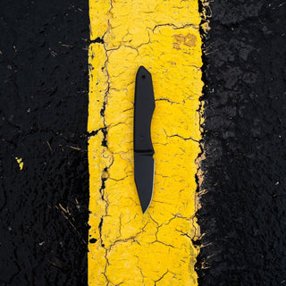 Big Idea Design - Blackout Cerakote Ti Lookout Fixed Blade - KOHEZI