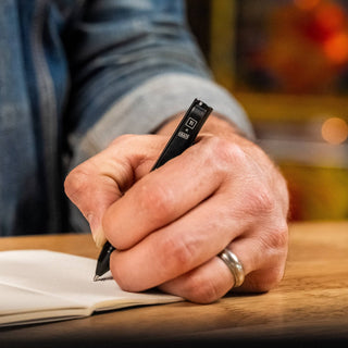 Big Idea Design - The Lil Sancho Bolt Action Pen, built-in tweezers and a toothpick! - KOHEZI
