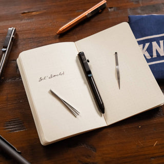 Big Idea Design - The Lil Sancho Bolt Action Pen, built-in tweezers and a toothpick! - KOHEZI