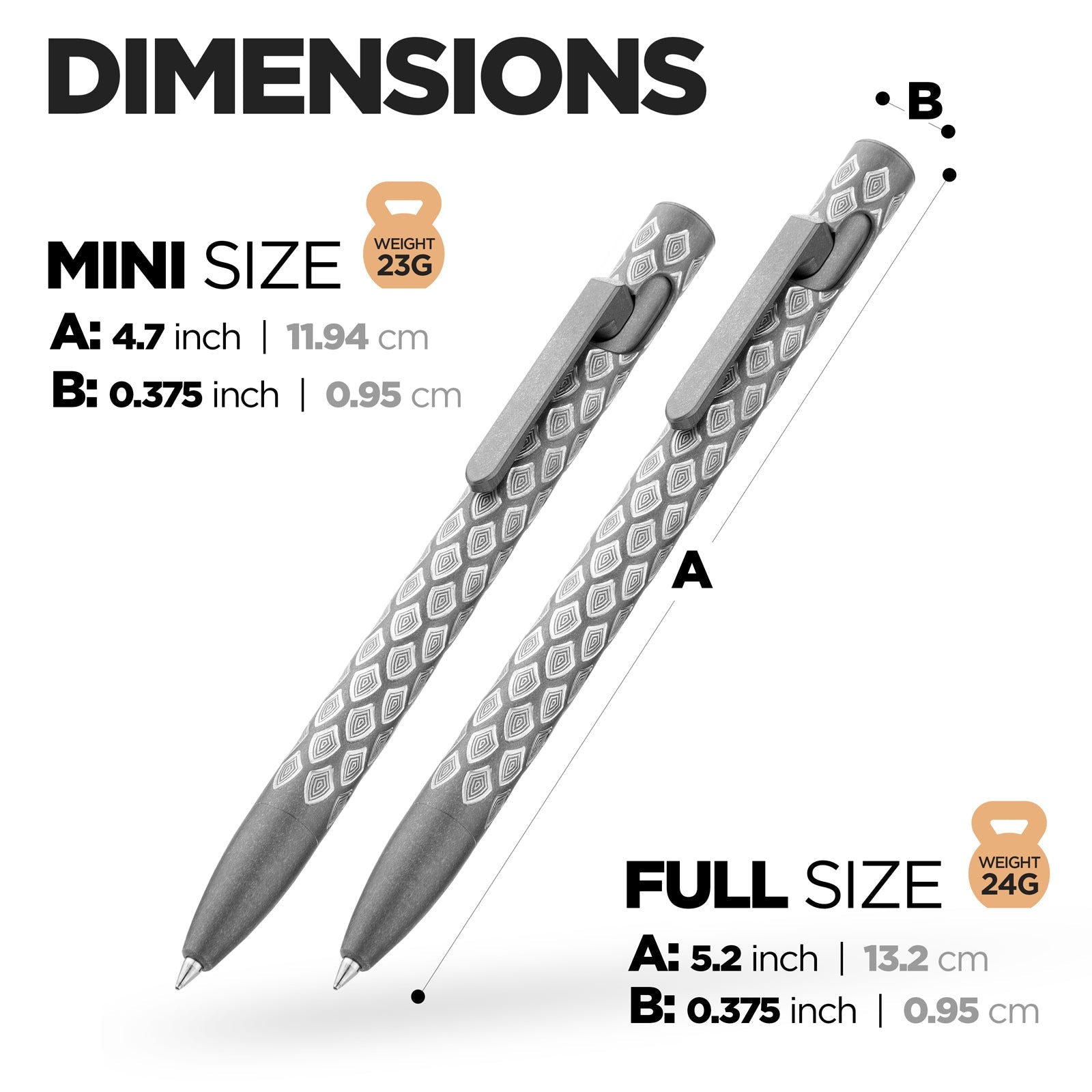 SMOOTH - Bolt Action Pen Dragon Scales (Limited Edition)