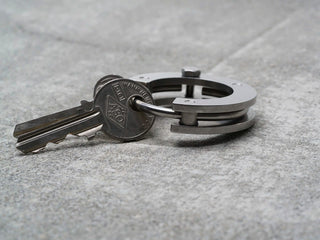 Drilling Lab - Anonymous Key Ring｜AN-A01｜Matte Steel - KOHEZI