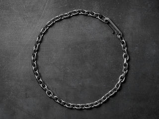 Drilling Lab - Framework Necklace｜FR-N01｜Matte Steel - KOHEZI