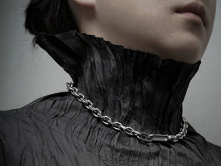 Drilling Lab - Framework Necklace｜FR-N01｜Matte Steel - KOHEZI