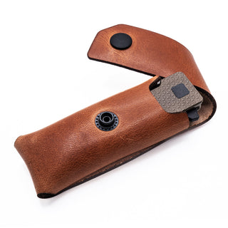 Exceed Designs - TiRant RAZOR V3 Real Horween Leather Sheath (100% USA - MADE) - KOHEZI