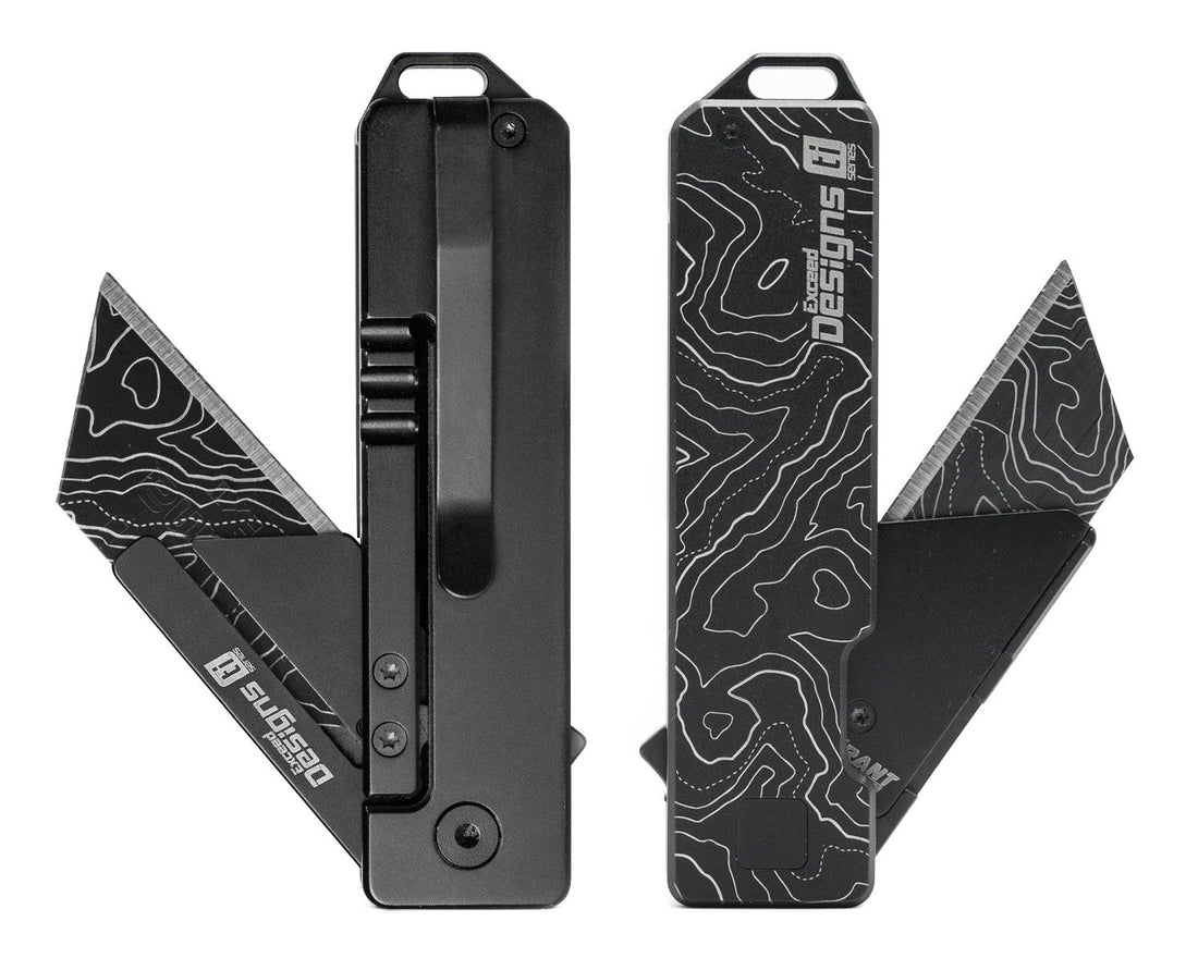 Exceed Designs - TiRant RAZOR V3 Utility Knife - KOHEZI