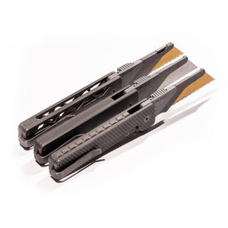 Exceed Designs - TiRant ULTRA Full - Length FRAG MILLED ‘Integral - Like’ Back Spacer + Clip (6AL - 4V Titanium) Purple Haze ANO - KOHEZI