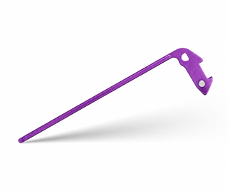Exceed Designs - TiRant ULTRA Full - Length SMOOTH ‘Integral - Like’ Back Spacer 6AL - 4V Titanium (Purple Haze ANO) - KOHEZI