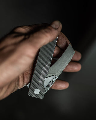 Exceed Designs - TiRant ULTRA HotSwap™ Hawkbill Blade Replacement (Jet - Black D2 Tempered HRC 61+) - KOHEZI