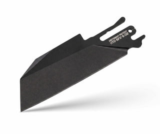 Exceed Designs - TiRant ULTRA HotSwap™ ‘Wharnie’ Wharncliffe Blade Replacement (Jet - Black PVD D2 Tempered HRC 61+) - KOHEZI