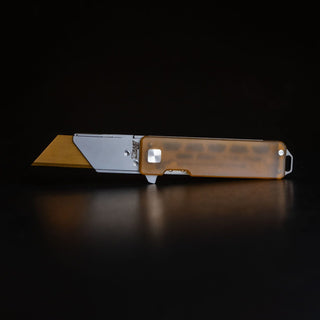 Exceed Designs - ULTEM Amber/Bronze Semi - Transparent RH Handle Scale (TiRant® RAZOR V3) - KOHEZI