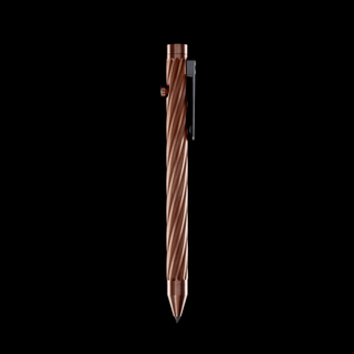 Inventery - Bolt Action Pen v.03 Twister (Copper) - KOHEZI
